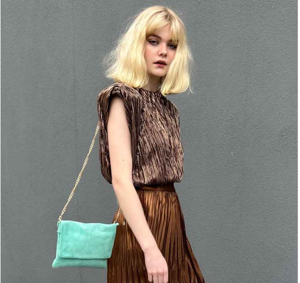 SABINA MUSAYEV NWT North Top in Brown // XS